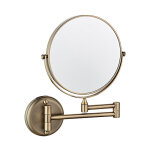 Miroir de courtoisie mural double face pliable rotatif 5x miroir grossissant 6 pouces pour salle de bain ... Miroir de courtoisie mural double face pliable rotatif 5x miroir grossissant 6 pouces pour salle de bain ...