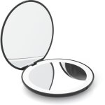 Miroir de courtoisie pliant, miroir compact led, loupe 10x, miroir compact avec lumière, miroir de maquillage ... Miroir de courtoisie pliant, miroir compact led, loupe 10x, miroir compact avec lumière, miroir de maquillage ...
