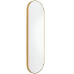 Miroir dor� ovale 30x100 cm
