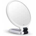 Miroir grossissant 15x miroir pliant double face avec poignée, miroir de maquillage de poche miroir teinté ... Miroir grossissant 15x miroir pliant double face avec poignée, miroir de maquillage de poche miroir teinté ...