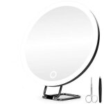 Miroir grossissant 30x, id�al pour une application de maquillage pr�cise.