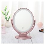 Miroir grossissant double face 1x / 7x, miroir maquillage avec 21 lumières led, rotation à 360°, écran ... Miroir grossissant double face 1x / 7x, miroir maquillage avec 21 lumières led, rotation à 360°, écran ...