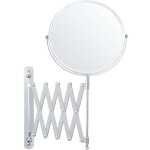Miroir grossissant mural extensible et pivotant  360 - grossissement x3 - 22 x 21, 7 cm - mirroir murales ...