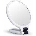 Miroir grossissant x15 double face miroir pliable avec poign�e, miroir de maquillage � main miroir � ...