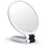 Houhence - miroir grossissant x15 double face miroir pliable avec poignée, miroir de maquillage à main ... Houhence - miroir grossissant x15 double face miroir pliable avec poignée, miroir de maquillage à main ...