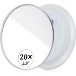 Miroir grossissant x20, miroir grossissant x20, ventouse , comme miroir de maquillage mganifiant, miroir ...