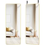 Miroir int�gral suspendu, 120 x 40 cm, miroir rectangulaire, cadre en alliage d'aluminium, verre tremp�, ...