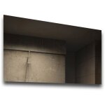 Artforma - miroir led lumineux 120x70 cm de salle de bain mural ambientline avec clairage blanc chaud ...