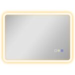 Miroir lumineux led salle de bain 50 x 70 cm bluetooth interrupteur tactile lumire rglable 3 couleurs ...