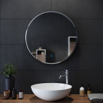 Sirhona - miroir lumineux de salle de bain moderne 600x600 mm, led arrière, anti - buée, étanche, lumière ... Sirhona - miroir lumineux de salle de bain moderne 600x600 mm, led arrière, anti - buée, étanche, lumière ...