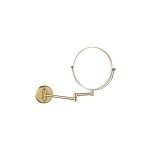 Fugaflow - miroir de maquillage - 20cm - rond - pvd - laiton bross� (dor�)