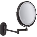 Miroir maquillage miroir grossissant lumineux �10, double face miroir mural 360� pivotant et extensible ...