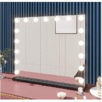 Miroir maquillage lumineux coiffeuse hollywood �clair� lumi�res led grossissant ampoules maquillage reglable ...