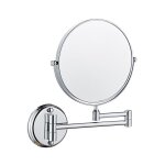 Miroir maquillage mural, miroir grossissant lumineux mural, miroir mural double face 8in miroir cosmtique ...