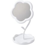 Miroir de maquillage portable vintage en forme de fleur pour chambre � coucher, d�coration de chambre, ...