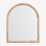 Miroir mural 40x50 cm en bois de manguier patmos sklum 40 x 50 cm