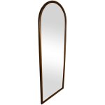 Miroir mural arche bois de pin 60 x 160cm