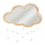 Miroir mural enfant nuage 40cm naturel