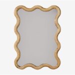Miroir mural rectangulaire 55x40 cm en bois de chêne tilore sklum Miroir mural rectangulaire 55x40 cm en bois de chêne tilore sklum