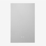 Miroir mural rectangulaire 55x90 cm pour salle de bain avec lumire led et anti - bue riben sklum