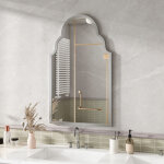 Miroir mural pour salle de bains 101x61cm miroir de coiffeuse d�coration pour salon chambre � coucher ...