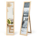 Northix - miroir pleine longueur miroir sur pied et miroir mural 2 en 1 avec cadre en bois 37 x 155 cm ... Northix - miroir pleine longueur miroir sur pied et miroir mural 2 en 1 avec cadre en bois 37 x 155 cm ...