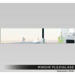 Lumal�a - miroir plexiglass - rectangle horizontale - 10x50 cm