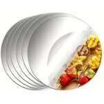 Miroirs ronds en verre de 25 cm (10 pouces) pour d�corations de table de mariage et de f�te - 6 pi�ces ...