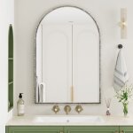 Eifson - miroir salle bain 91x61 cm, arche en fer forgé, style bohème, fixation murale, convient pour ... Eifson - miroir salle bain 91x61 cm, arche en fer forgé, style bohème, fixation murale, convient pour ...