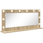 Miroir de vanit� avec miroir ch�ne sonoma 100 x 45 x 18 cm cfw960614