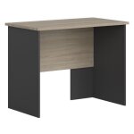 Miroytengo - bureau d'�tude industriel nibis en ch�ne sonoma et gris anthracite 100 cm