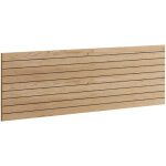 Miroytengo - t�te de lit camila avec s�rigraphie en ch�ne dor�, 160 cm