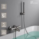 Imex products - mitigeur de baignoire et douche anti - calcaire thermostatique nickel bross� imex line ...
