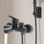 Mitigeur de baignoire mitigeur de salle de bain mitigeur monocommand� robinet noir