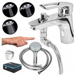 Mitigeur de baignoire sur pied, robinet monotrou avec flexible sotbe Mitigeur de baignoire sur pied, robinet monotrou avec flexible sotbe