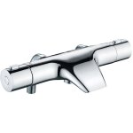 Mitigeur baignoire thermostatique bec cascade, mitigeur thermostatique bain douche en laiton, avec 2 ...