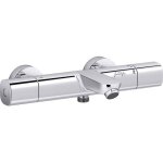Mitigeur de bain - douche mural avec inverseur intgr - dbit 20 l / min - july + jacob delafon