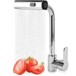 Mitigeur de cuisine cascade, robinet de cuisine en cuivre 3 modes d'eau, robinet d'vier de cuisine  ...
