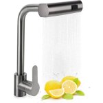 Mitigeur de cuisine cascade, robinet de cuisine en cuivre 3 modes d'eau, robinet d'vier de cuisine  ...