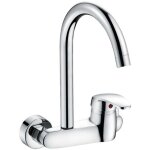 Mitigeur de cuisine cuivre fin cuisine mural chaud et froid robinet double trou m�nage �vier lavabo balcon ...