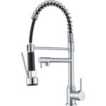 Mitigeur de cuisine avec douchette extractible 2 jets chrom�, robinet de cuisine mitigeur robinet d'�vier ...