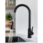 Mitigeur de cuisine avec douchette extractible robinet de cuisine avec 2 types de jet d'eau robinet d'�vier ...