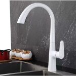 Mitigeur cuisine avec douchette, robinet cuisine laiton, mitigeur d'vier pivotant  360, chaude et ...