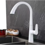 Mitigeur cuisine avec douchette, robinet cuisine laiton, mitigeur d'évier pivotant à 360°, chaude et ... Mitigeur cuisine avec douchette, robinet cuisine laiton, mitigeur d'évier pivotant à 360°, chaude et ...