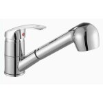 Mitigeur de cuisine extractible, robinet de cuisine avec douchette, mitigeur evier bec bas, robinet d'vier ...