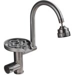 Mitigeur de cuisine, robinet mitigeur cuisine avec rince verre evier mitigeur evier cuisine rotation ...