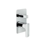 Mitigeur de douche encastré 180x110 mm en laiton avec déviateur nobili acquaviva - con parte interna ... Mitigeur de douche encastré 180x110 mm en laiton avec déviateur nobili acquaviva - con parte interna ...