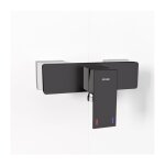 Mitigeur de douche mural mitigeur monocommande douche robinet de douche mécanique mélangeur douche noir ... Mitigeur de douche mural mitigeur monocommande douche robinet de douche mécanique mélangeur douche noir ...