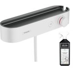 Hansgrohe - mitigeur douche thermostatique showertablet select 400 blanc mat + nettoyant briochin
