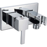 Mitigeur encastr� carr� avec support lat�ral m 1 / 2